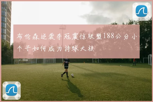 布伦森逆袭夺冠震惊联盟188公分小个子如何成为持球大核